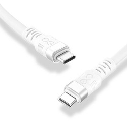 Kabel USB2.0 - USB-C eXc WHIPPY 2m biały