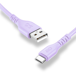 Kabel USB2.0 - USB-C eXc WHIPPY 2m biały