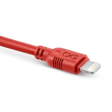 Kabel USB-Lightning eXc WHIPPY 0.9m czerwony