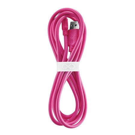 Kabel USB-Lightning eXc WHIPPY,2m,róż