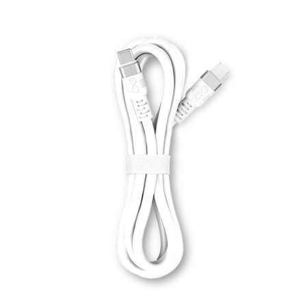 Kabel USB2.0 - USB-C eXc WHIPPY 2m biały