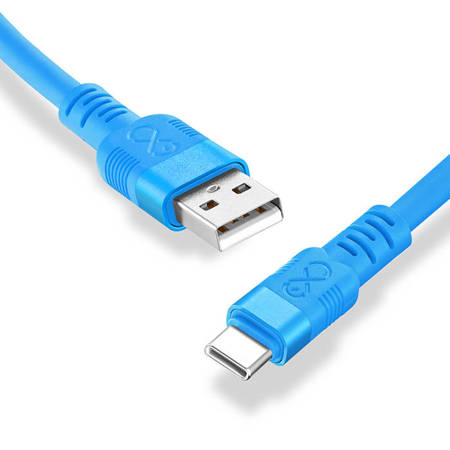 Kabel USB2.0 - USB-C eXc WHIPPY 2m biały