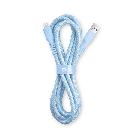 Kabel USB2.0 - USB-C eXc WHIPPY 2m biały