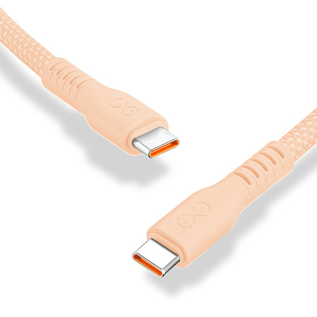 Kabel USB2.0 - USB-C eXc WHIPPY 2m biały