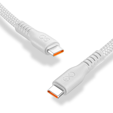 Kabel USB2.0 - USB-C eXc WHIPPY 2m biały