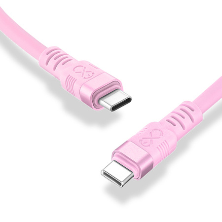 Kabel USB2.0 - USB-C eXc WHIPPY 2m biały