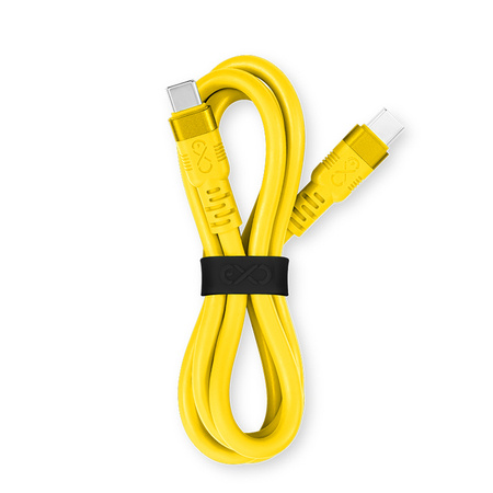 Kabel USB2.0 - USB-C eXc WHIPPY 2m biały