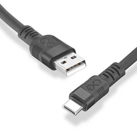 Kabel USB2.0 - USB-C eXc WHIPPY 2m biały