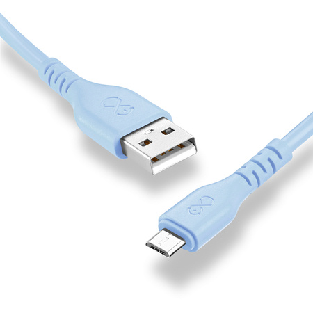 Kabel USB2.0 - USB-C eXc WHIPPY 2m biały