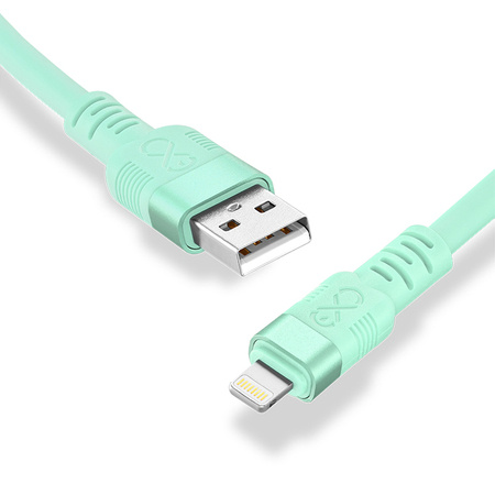 Kabel USB2.0 - USB-C eXc WHIPPY 2m biały