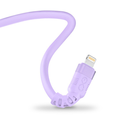 Kabel USB2.0 - USB-C eXc WHIPPY 2m biały