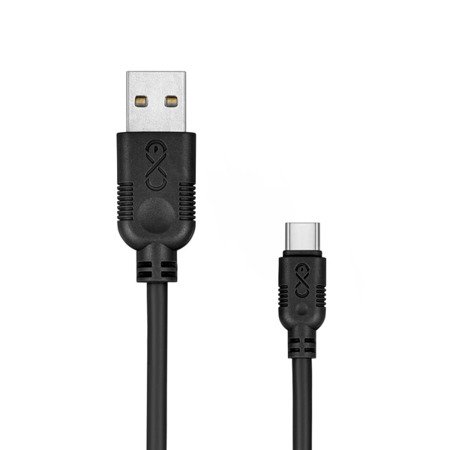 Kabel USB2.0 - USB-C eXc WHIPPY 2m czarny