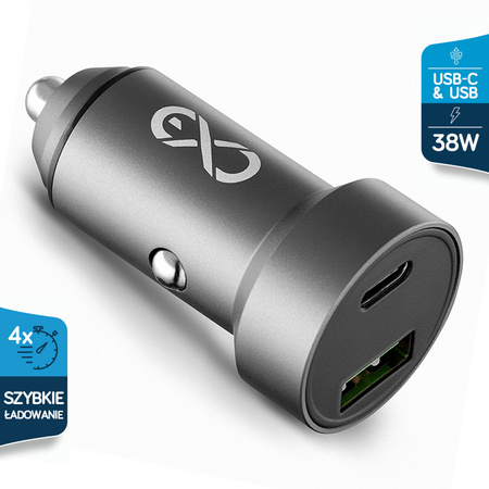 Ładowarka sieciowa eXc POWERFUL 4xUSB 6.8A czarna