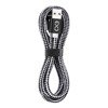 Kabel USB-Lightning eXc DIAMOND1.5m, czarno-srebrny