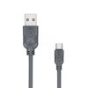 Kabel USB2.0 - USB-C eXc WHIPPY 2m szary