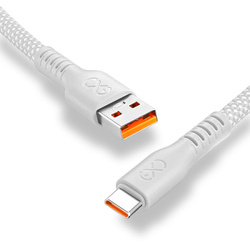 Kabel USB-USB-C eXc WHIPPY 2m, biały