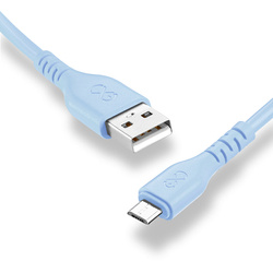 Kabel USB-USB-C eXc WHIPPY 2m, biały