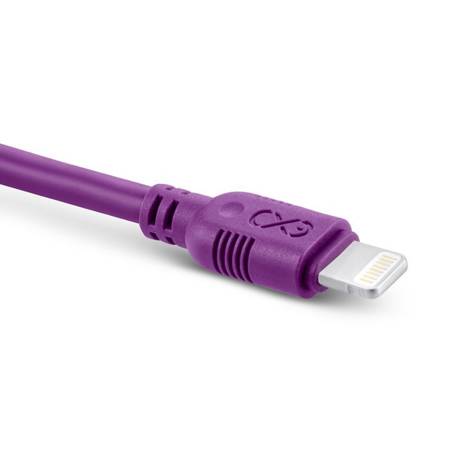 Kabel USB-Lightning eXc WHIPPY 0.9m fioletowy