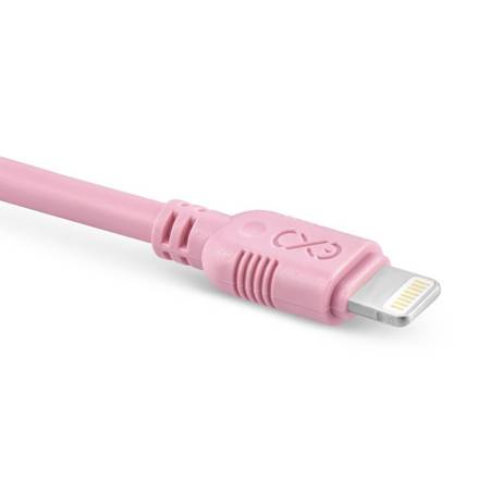 Kabel USB-Lightning eXc WHIPPY 0.9m jasny róż