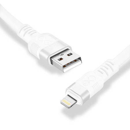 Kabel USB-USB-C eXc WHIPPY 2m, biały