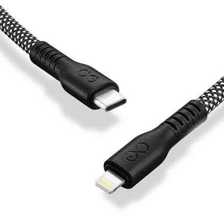 Kabel USB-USB-C eXc WHIPPY 2m, biały