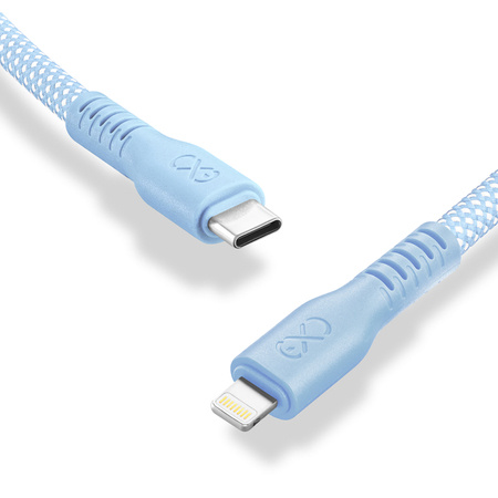 Kabel USB-USB-C eXc WHIPPY 2m, biały