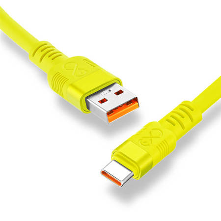 Kabel USB-USB-C eXc WHIPPY 2m, biały