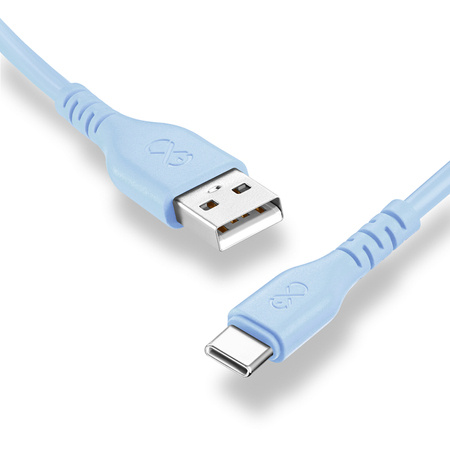 Kabel USB-USB-C eXc WHIPPY 2m, biały