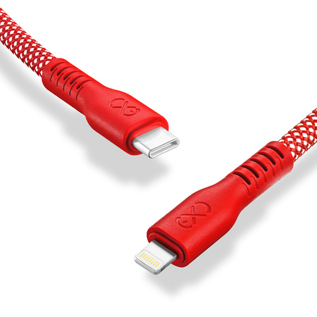 Kabel USB-USB-C eXc WHIPPY 2m, biały