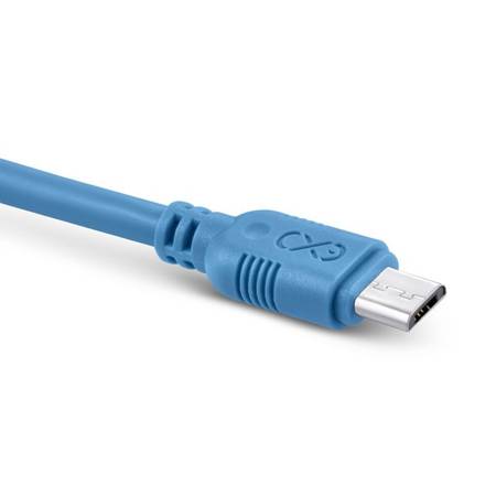 Kabel USB - micro USB eXc WHIPPY 0.9m niebieski
