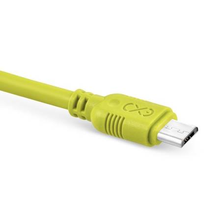 Kabel USB - micro USB eXc WHIPPY 0.9m zielony