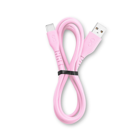 Kabel USB2.0 - USB-C eXc WHIPPY 2m biały