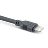 Kabel USB-Lightning eXc WHIPPY 0.9m szary