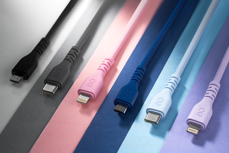 Kabel USB2.0 - USB-C eXc WHIPPY 2m biały