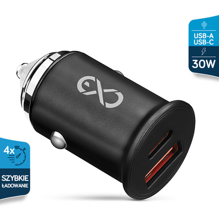 Ładowarka sieciowa eXc POWERFUL 4xUSB 6.8A czarna