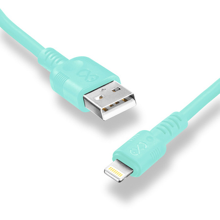 Kabel USB2.0 - USB-C eXc WHIPPY 2m biały