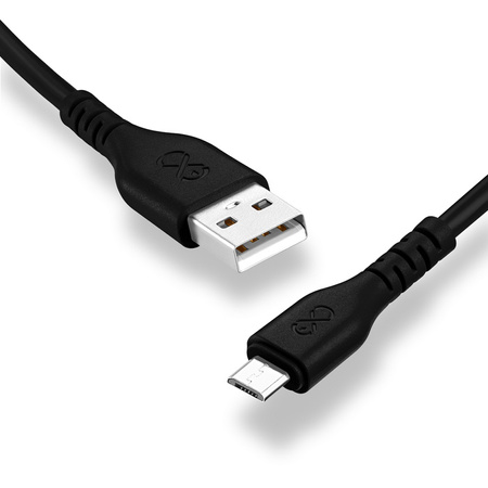 Kabel USBA-micro USB eXc BASIC 1.2m,czarny