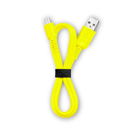 Kabel USB - micro USB eXc WHIPPY 2m miętowy