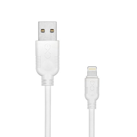 Kabel USB-Lightning eXc WHIPPY 0.9m biały