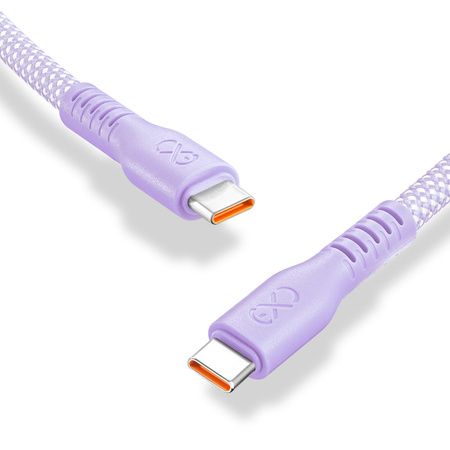 Kabel USB2.0 - USB-C eXc WHIPPY 2m biały