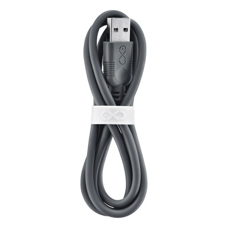 Kabel USB-Lightning eXc WHIPPY 0.9m szary