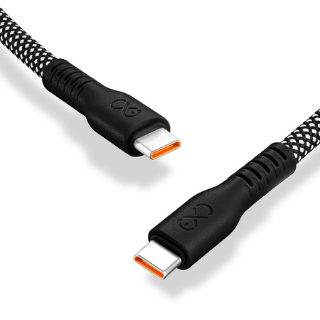 Kabel USB2.0 - USB-C eXc WHIPPY 2m biały