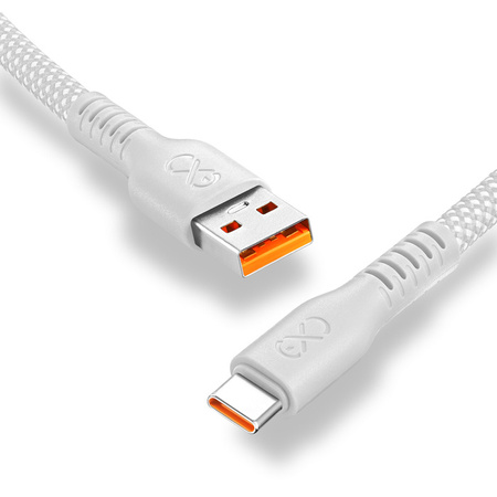 Kabel USB-USB-C eXc WHIPPY 2m, biały