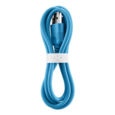 Kabel USB2.0 - USB-C eXc WHIPPY 0.9m niebieski