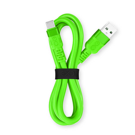 Kabel USB2.0 - USB-C eXc WHIPPY 2m biały