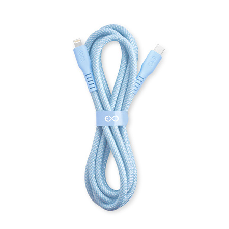 Kabel USB2.0 - USB-C eXc WHIPPY 2m biały