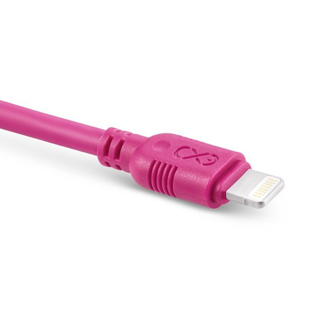 Kabel USB-Lightning eXc WHIPPY 2m, różowy