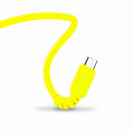 Kabel USB - micro USB eXc WHIPPY 2m miętowy