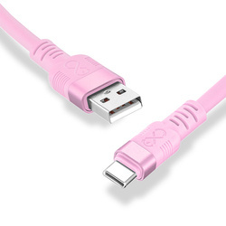 Kabel USB2.0 - USB-C eXc WHIPPY 2m biały