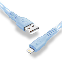 Kabel USBA-Lightning eXc IMMORTAL,0.9m, błękitny